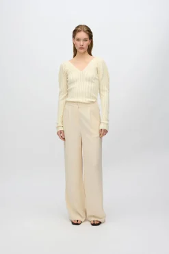 Minimum Knits | Sofia knit jumper 4268 - Butter Cream ButterCream