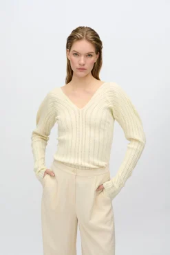 Minimum Knits | Sofia knit jumper 4268 - Butter Cream ButterCream
