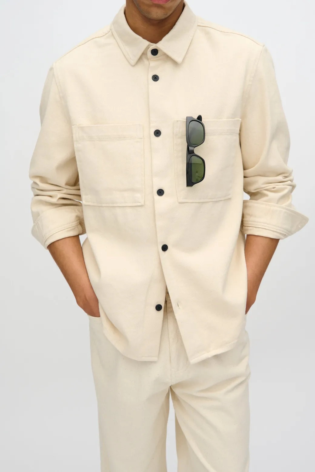 Minimum Shirts | Overshirts | Titan overshirt 4113 - Brown Rice BrownRice