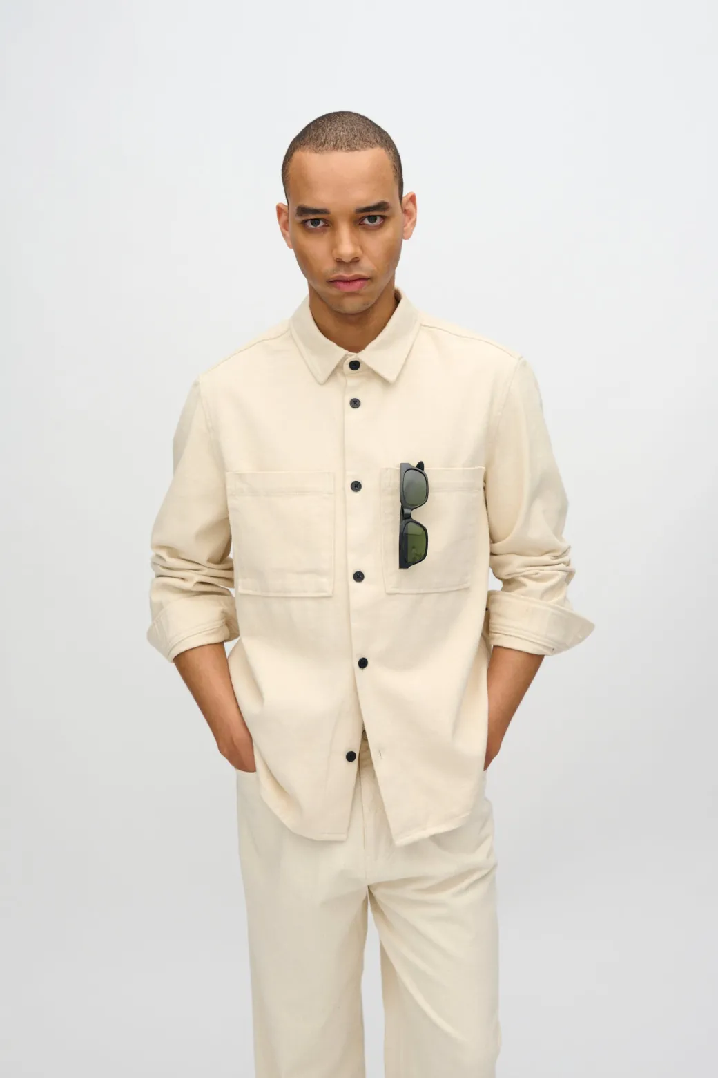 Minimum Shirts | Overshirts | Titan overshirt 4113 - Brown Rice BrownRice