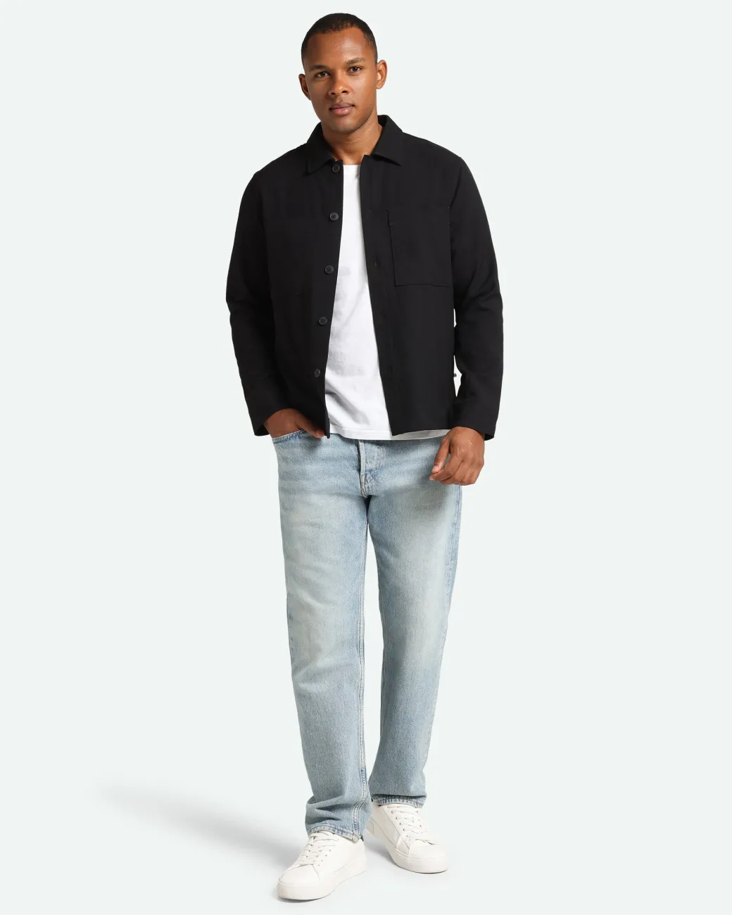 Minimum Overshirts | Shirts | Weslan Reg 3921 - Black