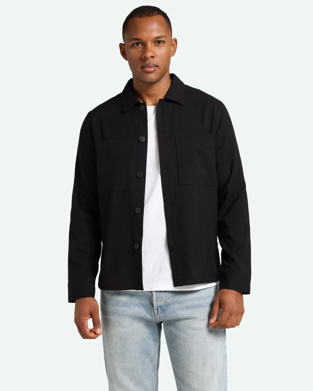 Minimum Overshirts | Shirts | Weslan Reg 3921 - Black