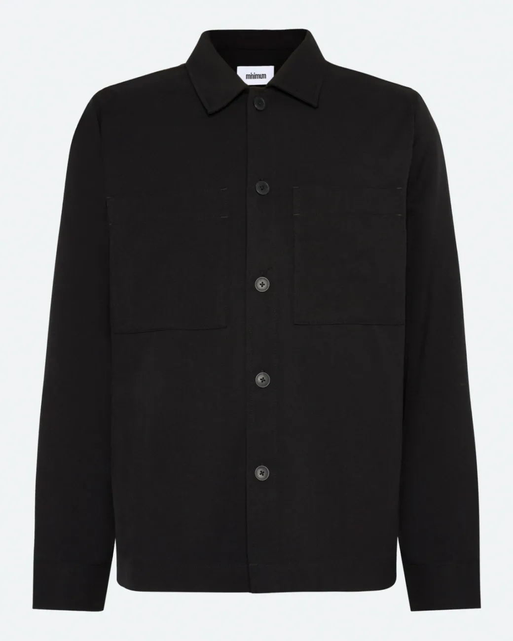 Minimum Overshirts | Shirts | Weslan Reg 3921 - Black