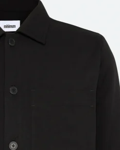 Minimum Overshirts | Shirts | Weslan Reg 3921 - Black