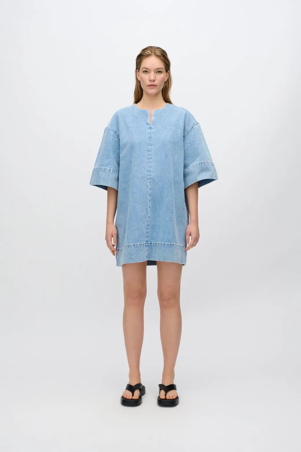 Minimum Dresses | Wilma denim dress 4282 - Light Blue LightBlue