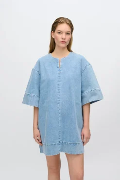 Minimum Dresses | Wilma denim dress 4282 - Light Blue LightBlue