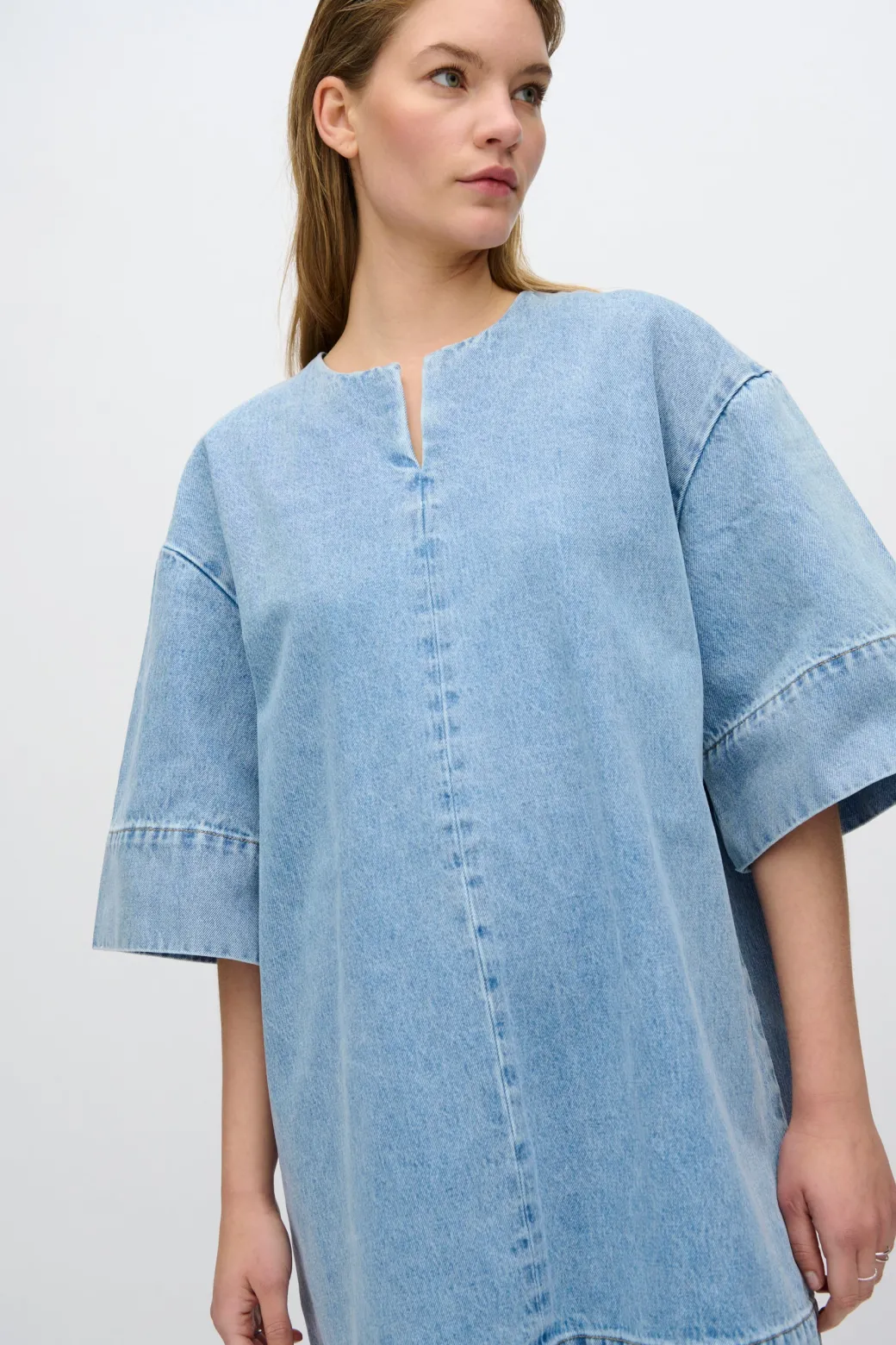 Minimum Dresses | Wilma denim dress 4282 - Light Blue LightBlue