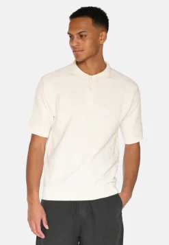 Minimum Knitwear | Wyatt knit polo 4121 - Coco Milk CocoMilk