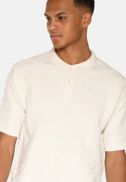 Minimum Knitwear | Wyatt knit polo 4121 - Coco Milk CocoMilk