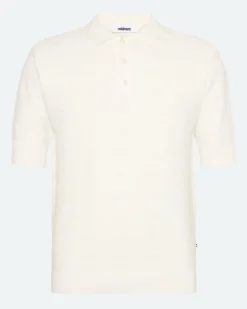 Minimum Knitwear | Wyatt knit polo 4121 - Coco Milk CocoMilk