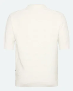 Minimum Knitwear | Wyatt knit polo 4121 - Coco Milk CocoMilk